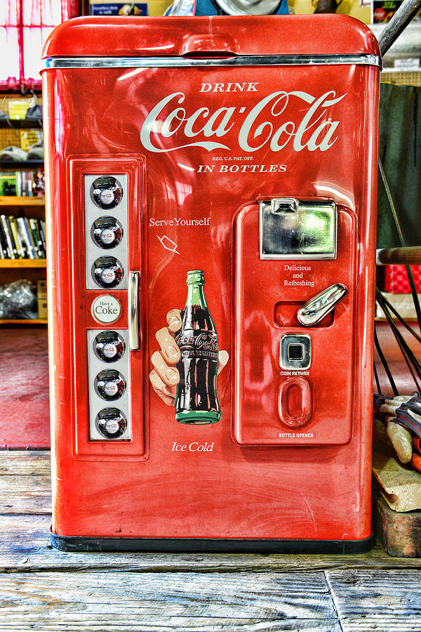 Vintage Photograph - Coca-Cola retro style by Paul Ward