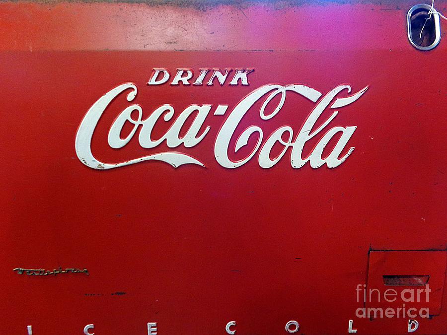 Coca Cola Vintage Sign Photograph by Saundra Myles