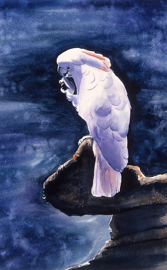 Cockatoo Painting by Melinda Fawver