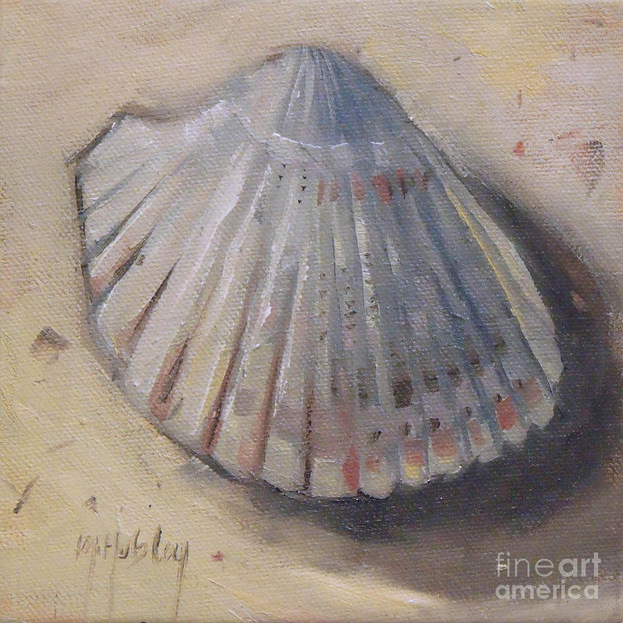 Cockle Shell Todays Shell Painting by Mary Hubley