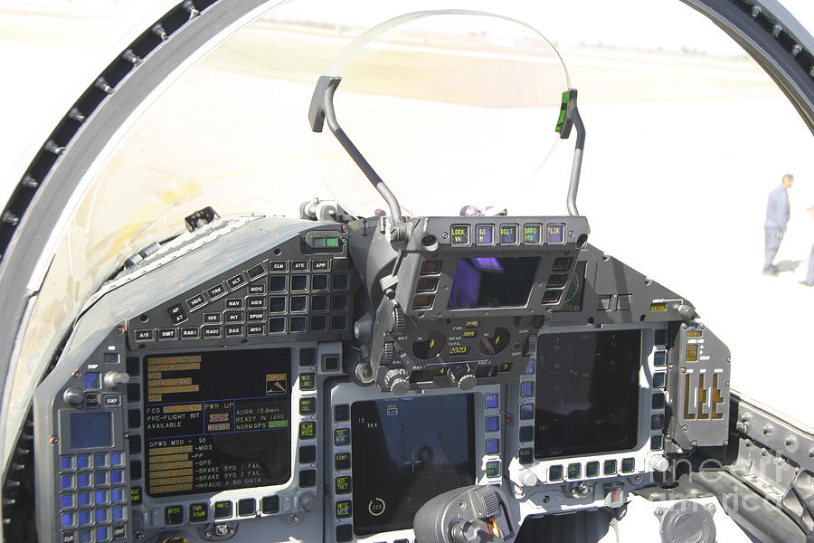 Cockpit View Of A Eurofighter Typhoon Photograph