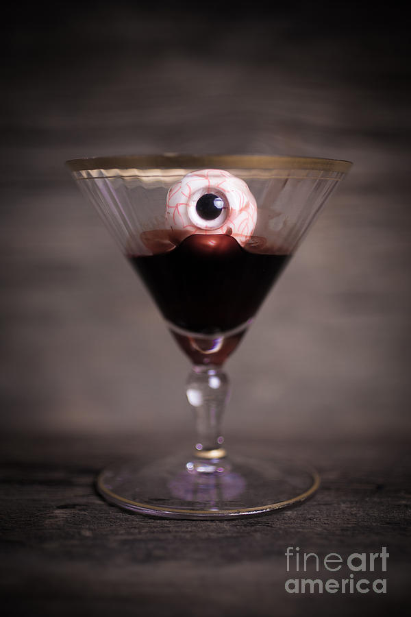 Wine Photograph - Cocktail for Dracula by Edward Fielding