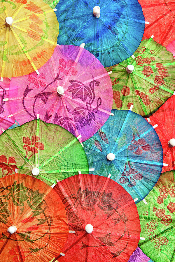 Cocktail Umbrellas VI Photograph by Tom Mc Nemar