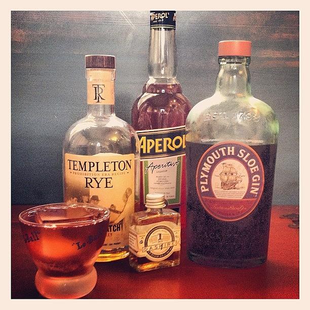 Rye Photograph - #cocktailtime - The Bloody Knuckle #rye by Zeke Rice