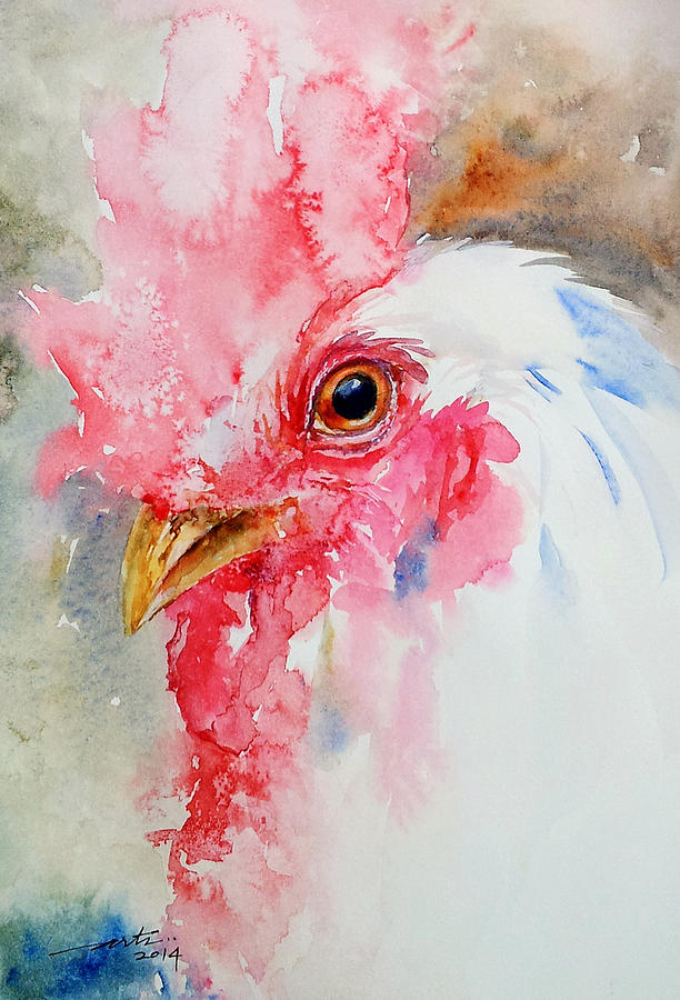 Cocky Painting by Arti Chauhan