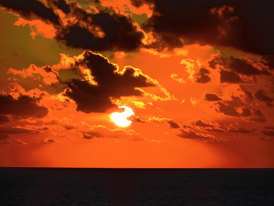 CoCo Cay Sunset Photograph by Jennifer Wheatley Wolf