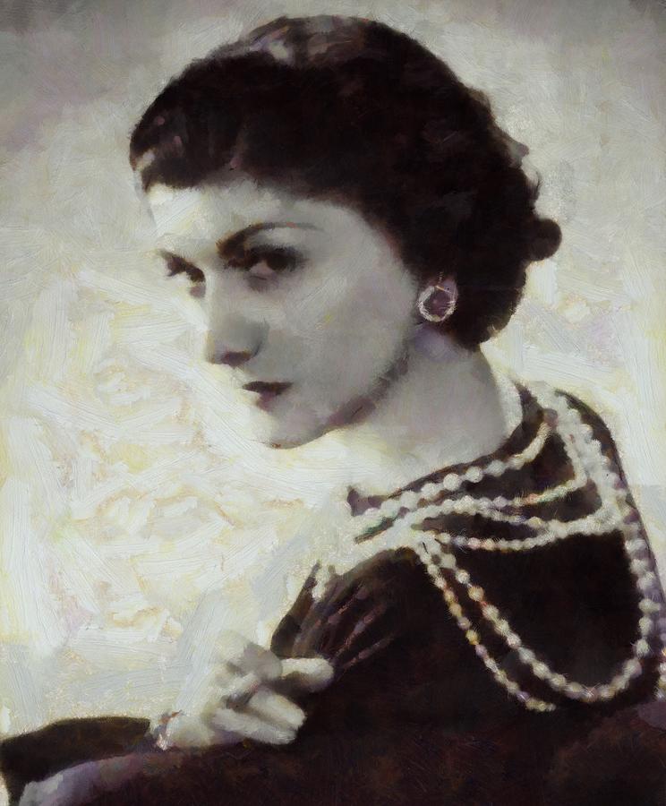 Coco Chanel Digital Art by Dan Sproul