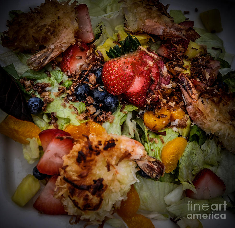 Coconut Shrimp Salad Photograph by Ronald Grogan