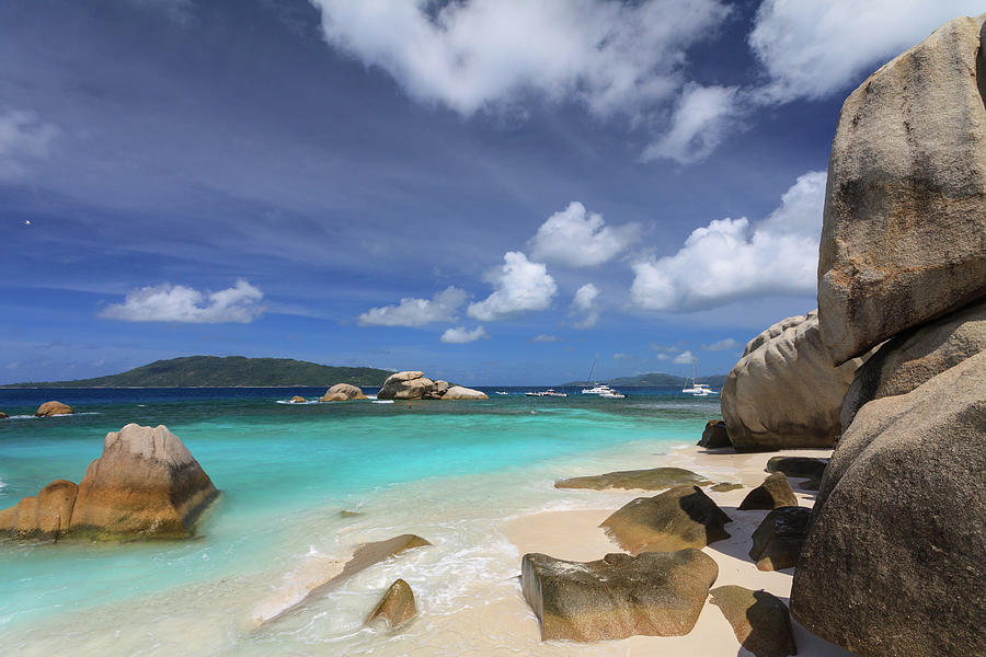 Cocos Island Beach And Boulders In Photograph by © Frédéric Collin
