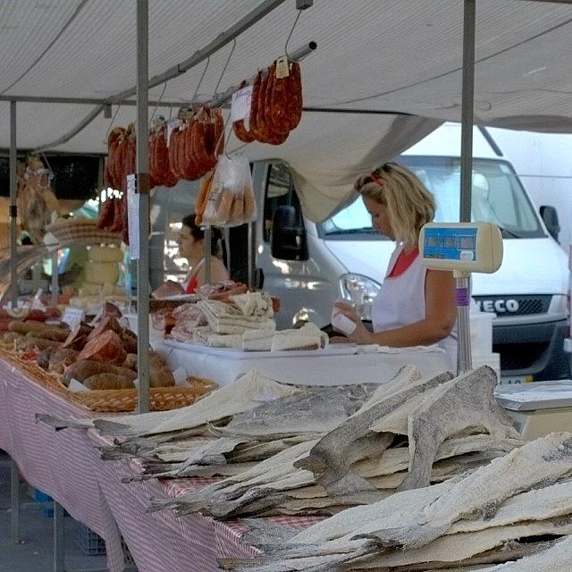 Fish Photograph - #cod #fish #market #portugal #street by Essy Dias