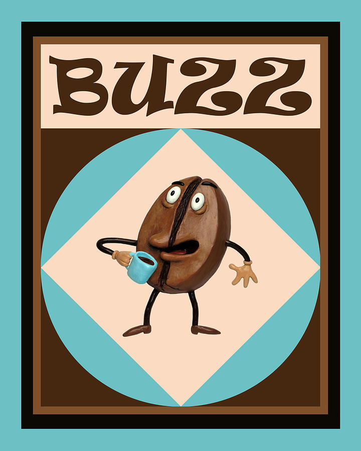 Coffee Buzz Painting by Amy Vangsgard