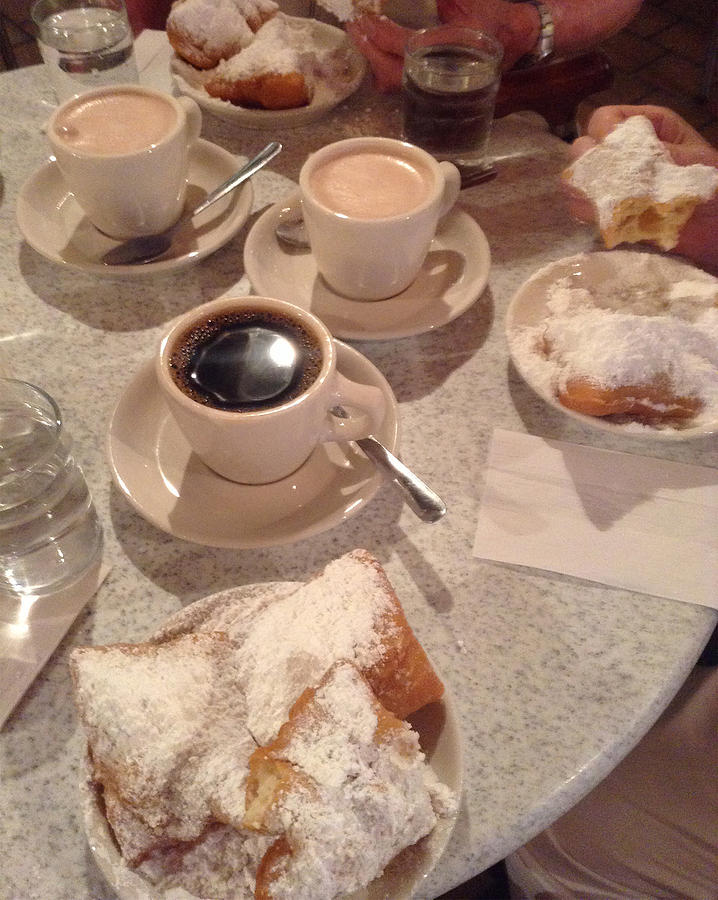 Coffee and Beignets Photograph by Alison Stein