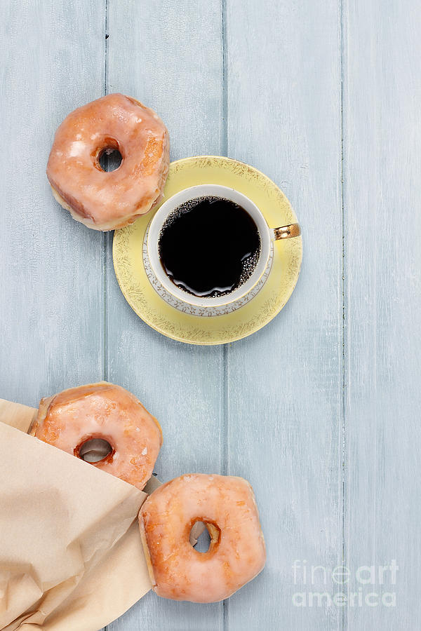 Coffee and Doughnuts Photograph by Stephanie Frey