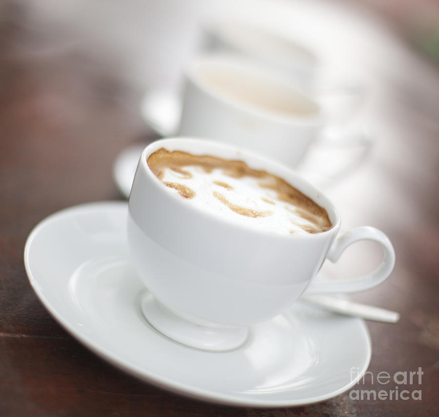 Coffee Photograph - Coffee at Cafe by Anek Suwannaphoom