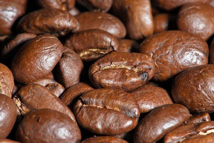 Coffee beans Photograph by Marek Poplawski