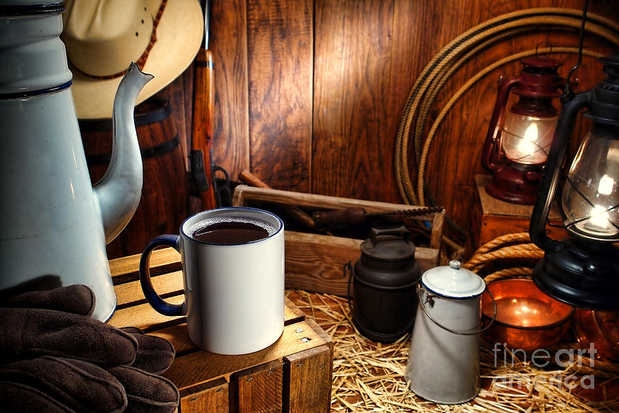 Antique Chuck Wagon Coffee Pot