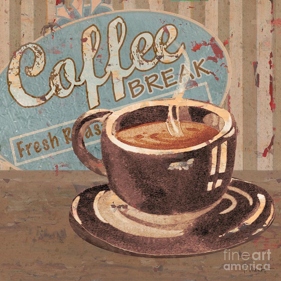 Barista Painting - Coffee Brew Sign IV by Paul Brent