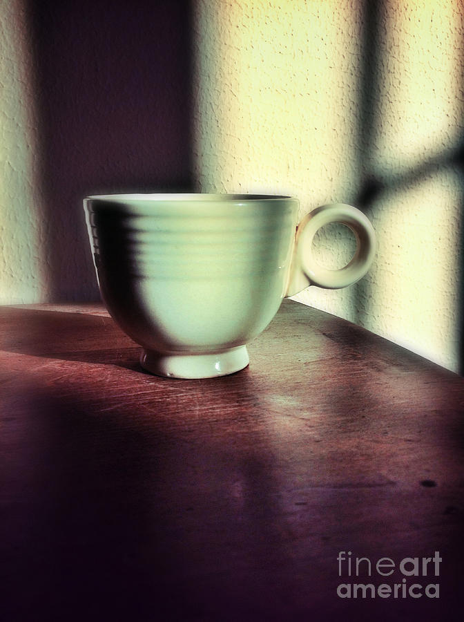 Coffee Cup in Morning Light Photograph by Jill Battaglia
