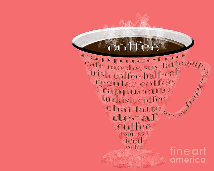 Coffee Cup The Jetsons Red Digital Art by Andee Design