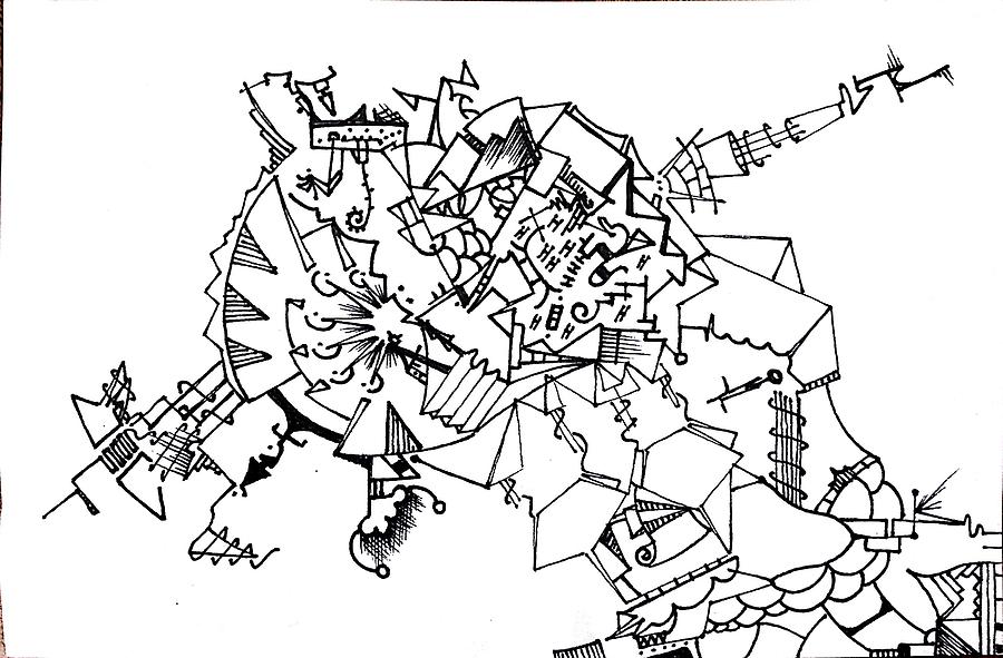 Coffee Drawing by Daniel Rustad Coffee Drawing by Daniel Rustad