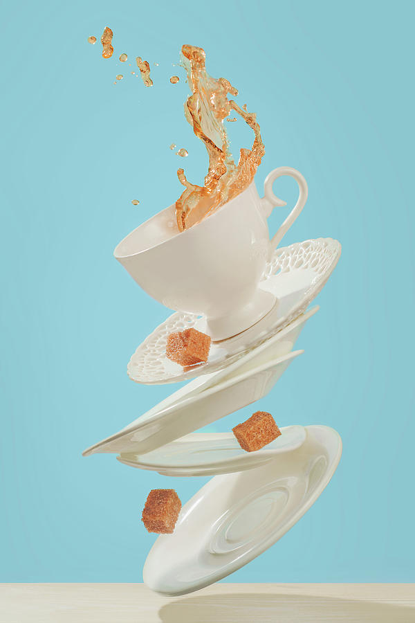 Still Life Photograph - Coffee For A Stage Magician by Dina Belenko