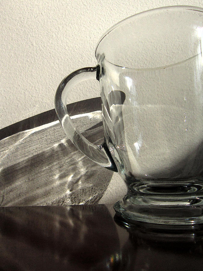 Coffee Mug and Reflection Photograph by Mary Bedy