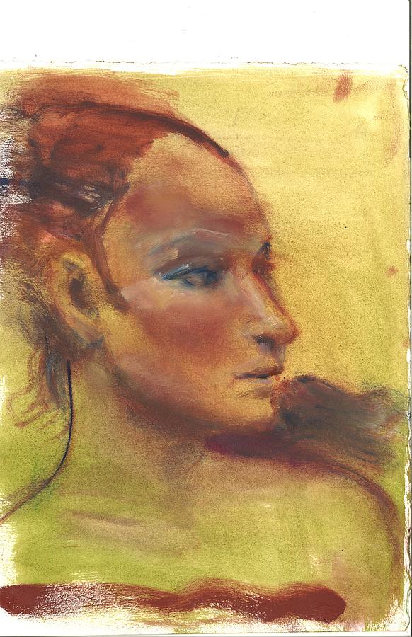 Portrait Painting - Coffee Picker Cassandra by Kippax Williams