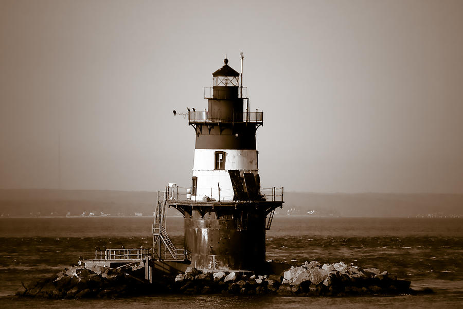 Lighthouse Photograph - Coffee Pot  by Linda C Johnson