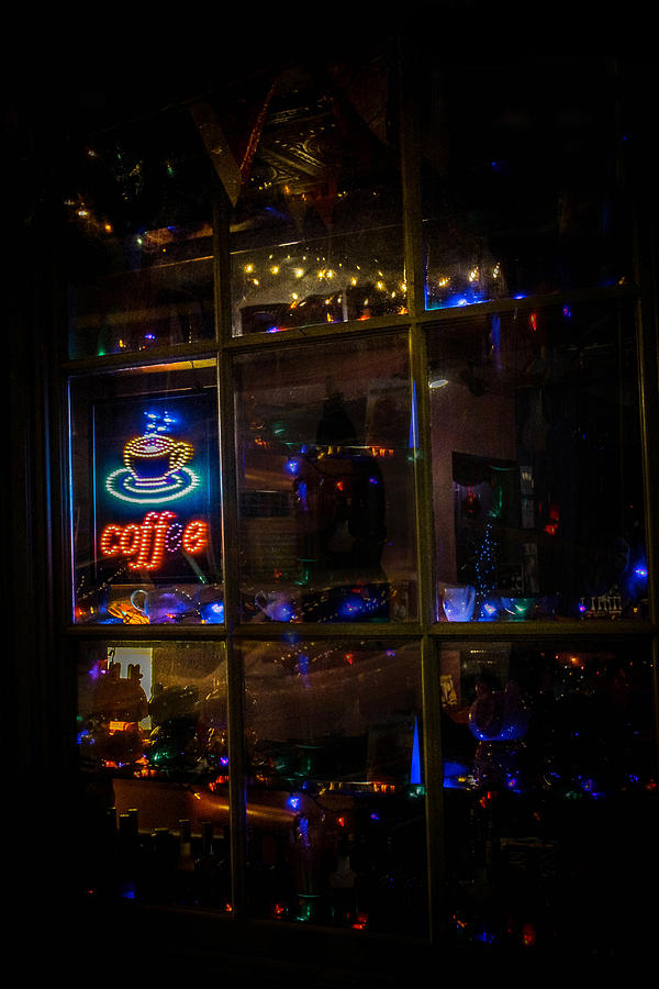 Coffee Shop Christmas Photograph by Jessica Brawley