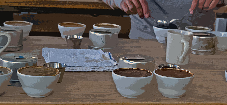 Coffee Photograph - Coffee Tasting by Bill Owen