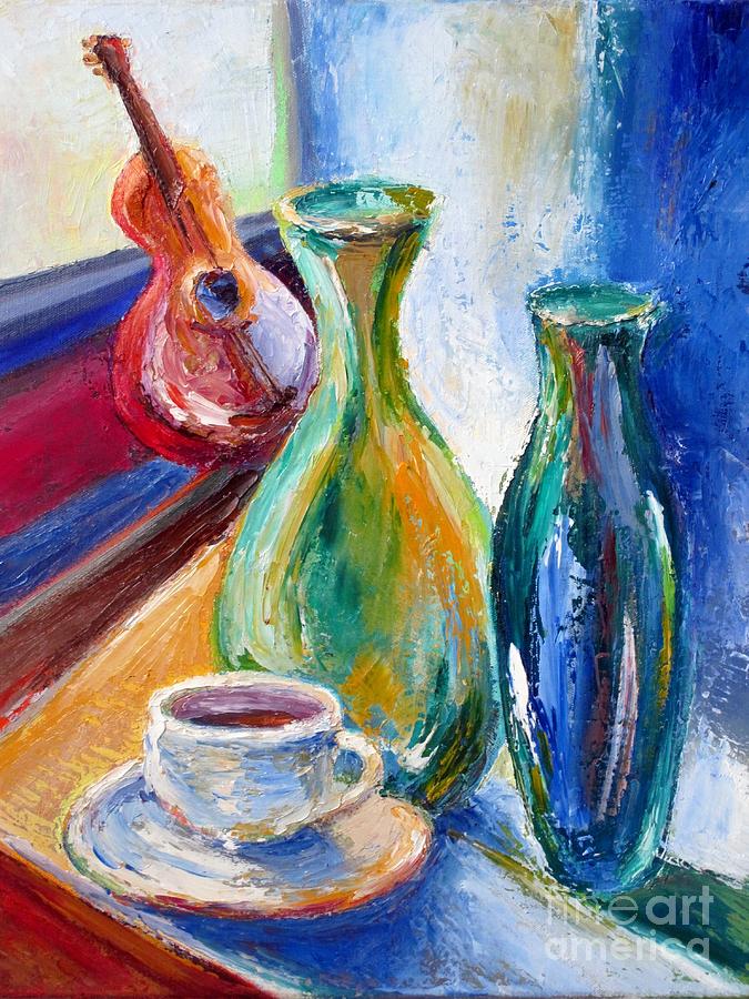 Coffee Vases Painting