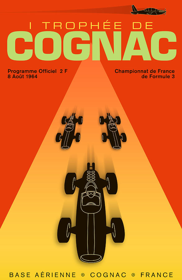 Cognac France F3 Grand Prix 1964 Digital Art by Georgia Clare