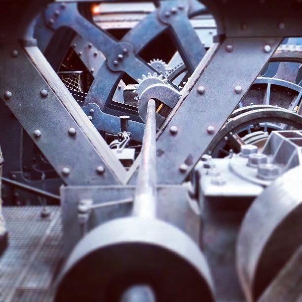 Ship Photograph - Cogs And Wheels - Ss Great Britain #ship by Peter Black