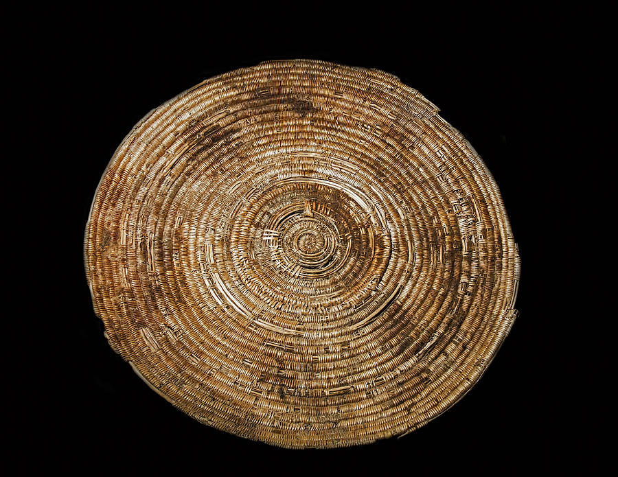 Coil Basket Anasazi Culture Ad 1200 Photograph by Millard H. Sharp