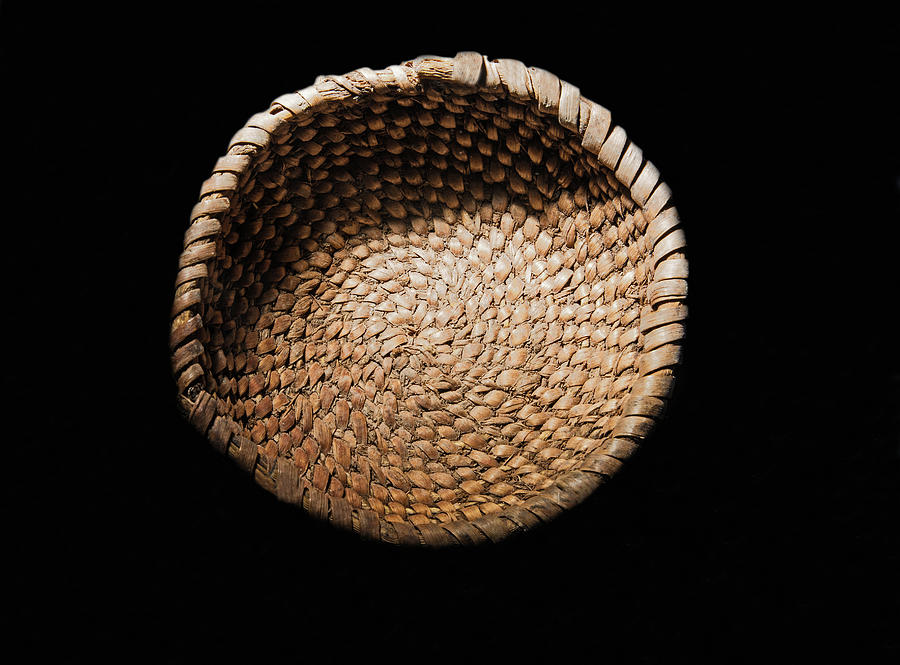 Anthropology Photograph - Coiled Basket Cowboy Cave 7,000 Bc by Millard H. Sharp