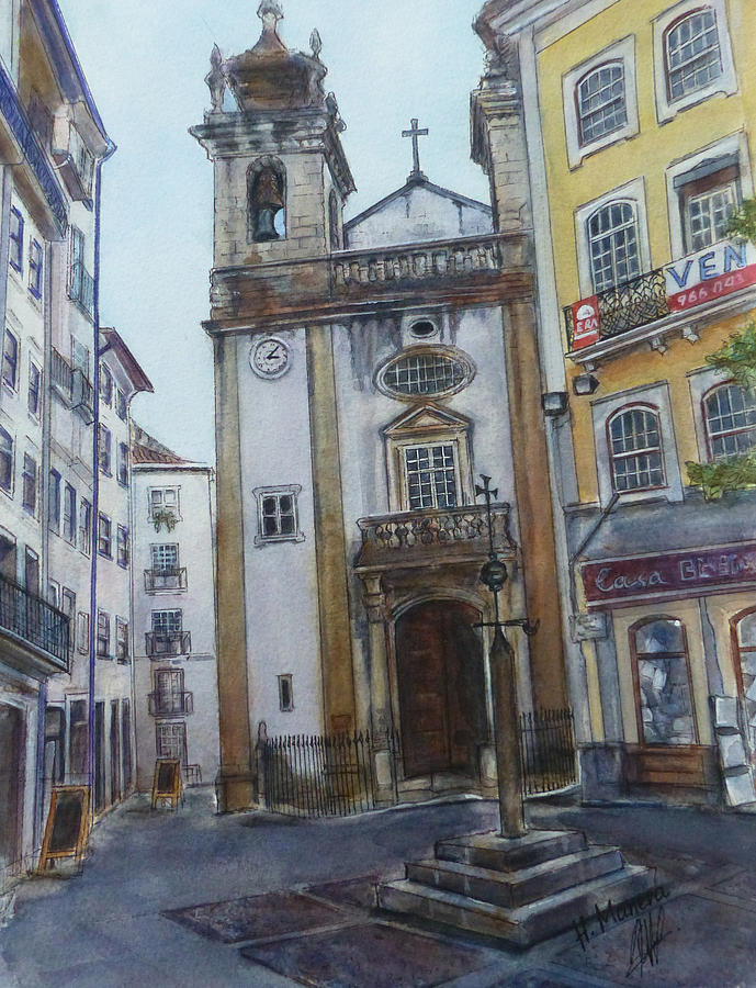 Coimbra Painting by Henrieta Maneva