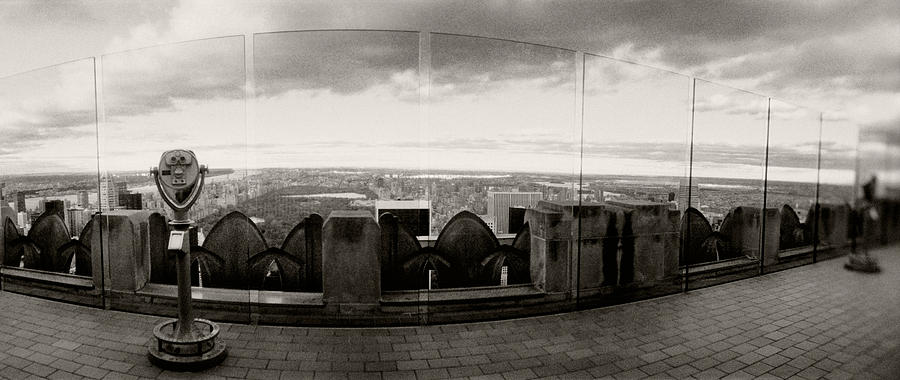 Architecture Photograph - Coin-operated Binoculars On The Top by Panoramic Images