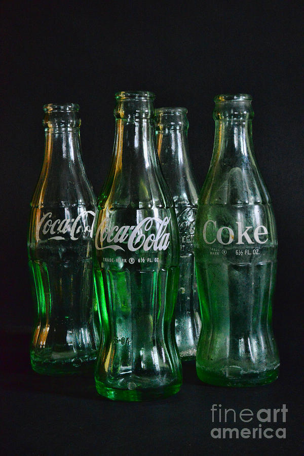 Vintage Photograph - Coke Bottles from the 1950s by Paul Ward