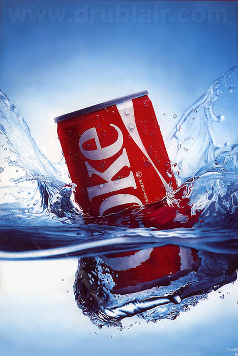 Coke Can Painting by Dru Blair