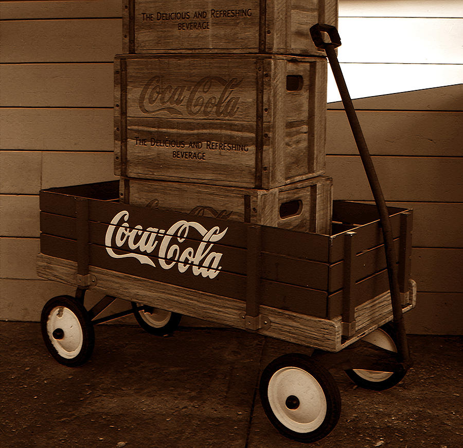 Coke wagon Photograph by David Lee Thompson