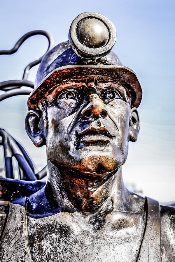 Cola Miners Face Photograph by Chris Smith