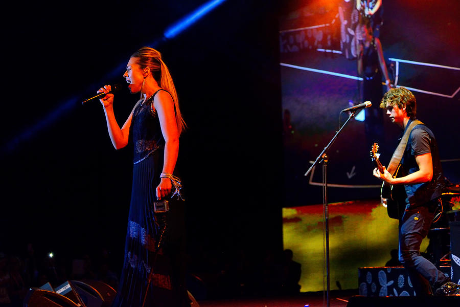 Colbie Caillat in Las Vegas Photograph by Greg Norrell