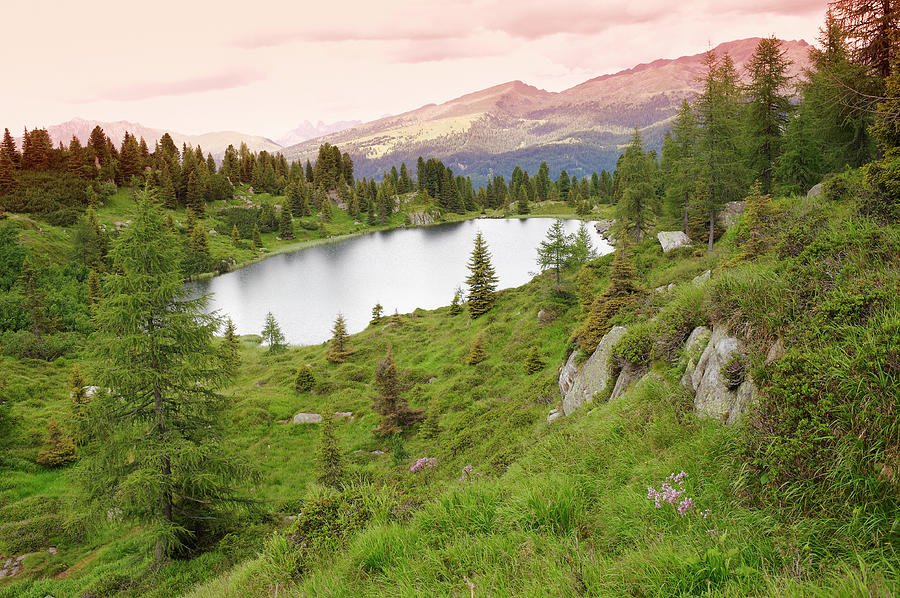 Colbricon Lake by Tanukiphoto