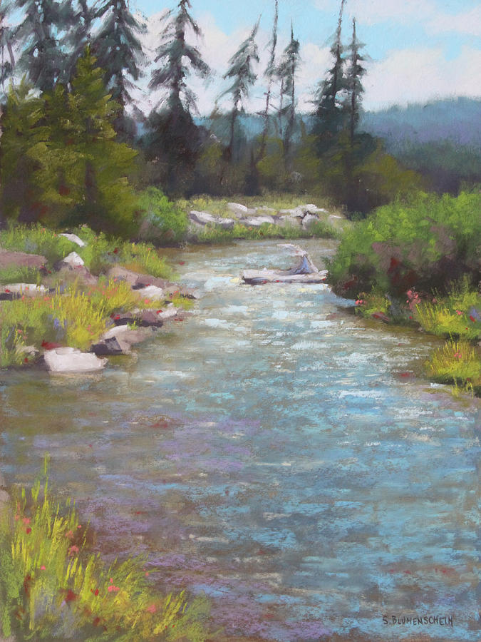 Cold and Clear Pastel by Sarah Blumenschein