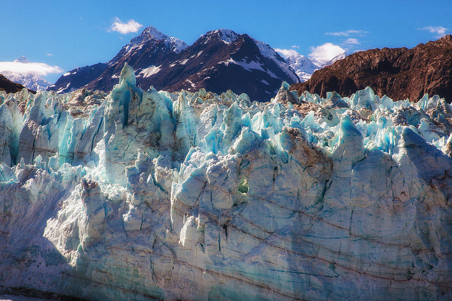 Cold Blue Splendor - Glacier Bay Photograph