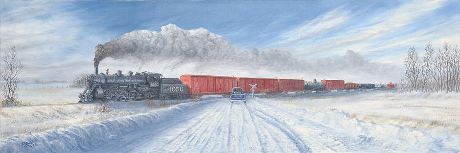 Cold Crossing Painting by Dan Reid - Fine Art America