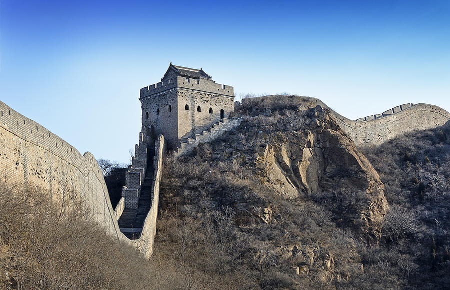 Watch Still Life Photograph - Cold day on the Great Wall of China by Brendan Reals
