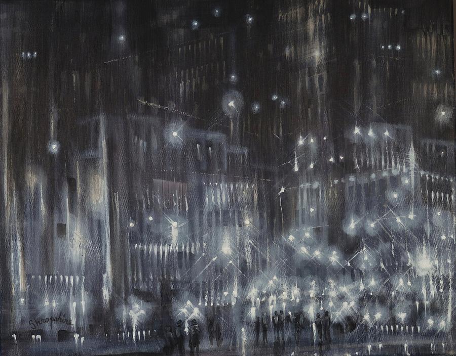 Cold Hard Streets Painting by Tom Shropshire
