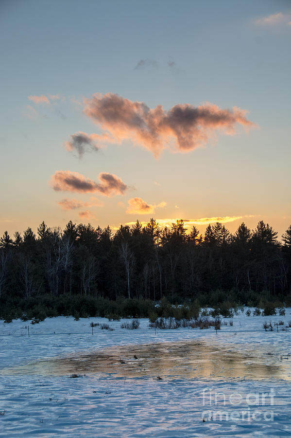 Cold Winter Sunset Photograph by Cheryl Baxter