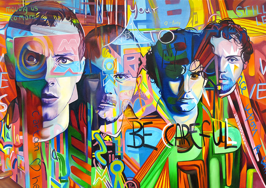 Coldplay Painting by Joshua Morton
